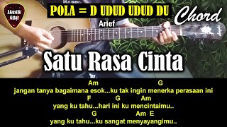 CHORDKUNCI GITAR ARIEF SATU RASA CINTA DARI NADA DASAR A MINOR