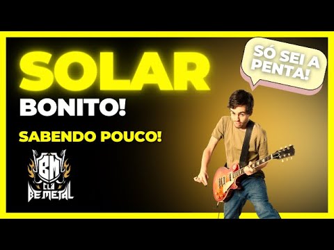 COMO SOLAR BONITO SABENDO POUCO NA GUITARRA?