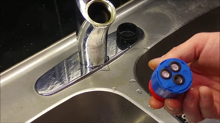 How to replace leaking kitchen faucet cartridge
