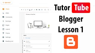 Blogger - Lesson 1 - Accessing Blogger using Google Account