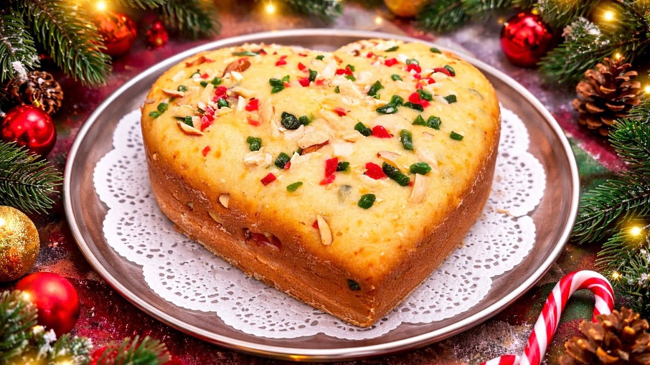 Eggless Fruit & Nut Sponge Cake without Oven| Soft, Moist & Easy Recipe|Condensed Milk Cake |