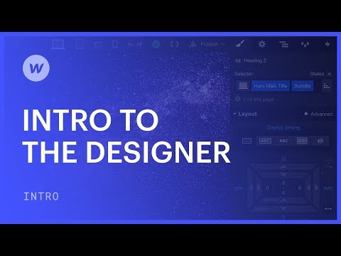 The Designer - Webflow UI tutorial