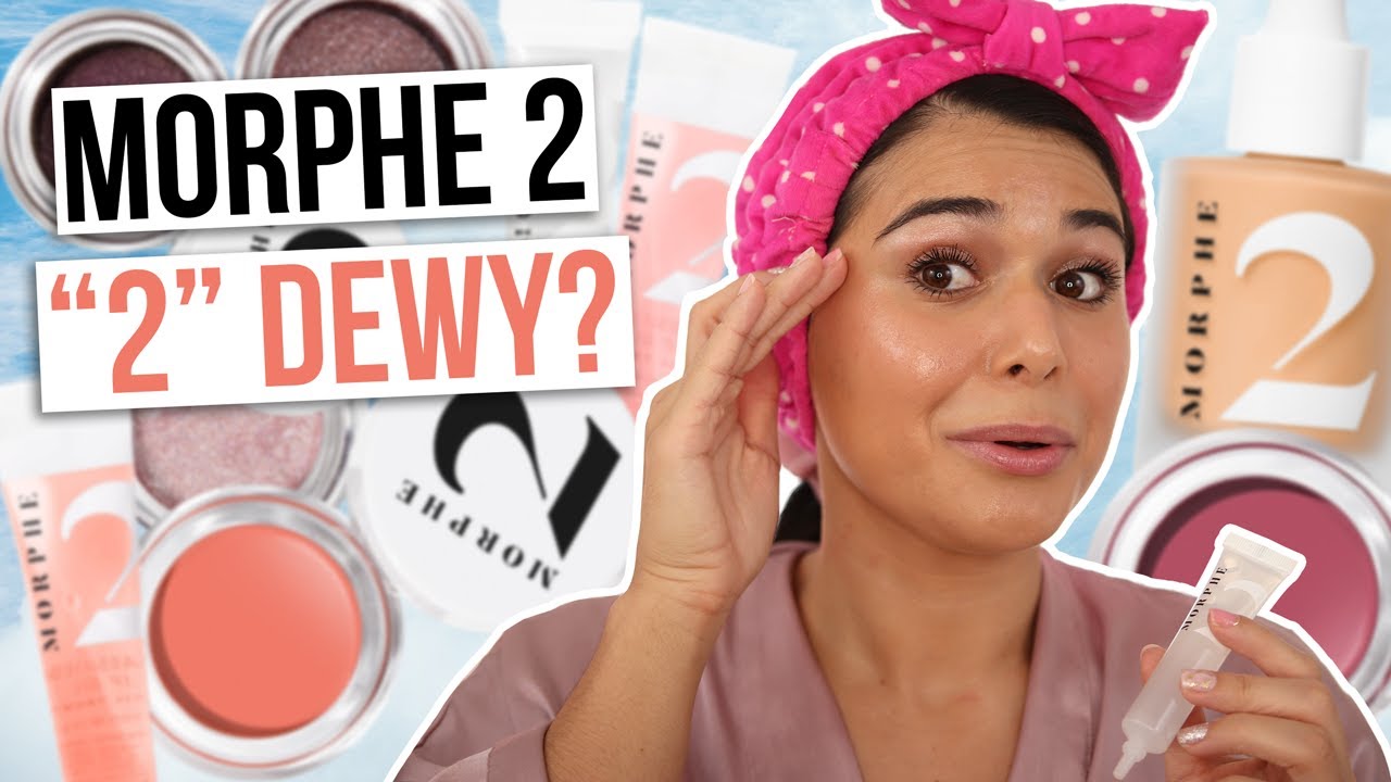 Morphe 2 Review for Combo Skin... Is It TOO Dewy??