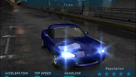 Need for Speed: Underground (Mazda Miata MX-5) Customization