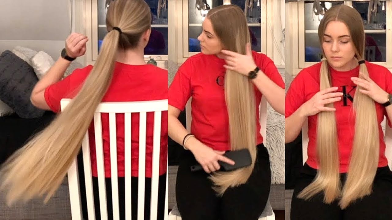 Realrapunzels Swedish Blonde In Red Preview Youtube