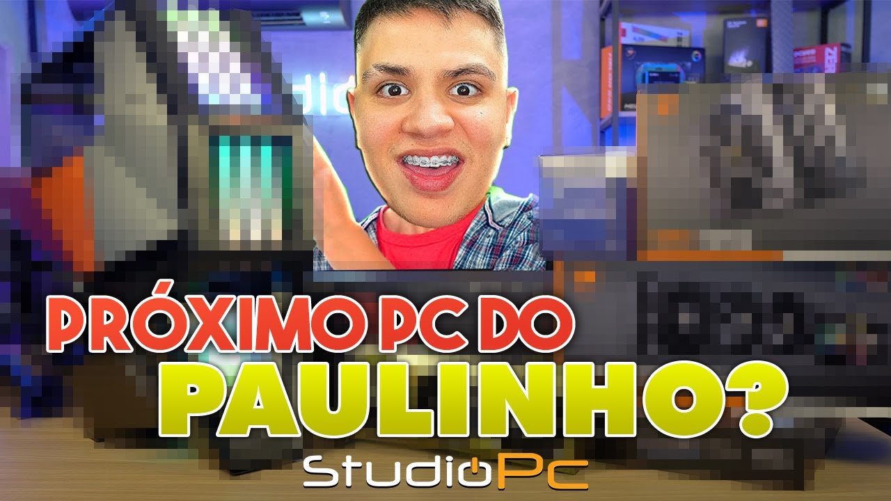 PC NOVO DO PAULINHO O LOKO! 😮 COMO SERÁ? 