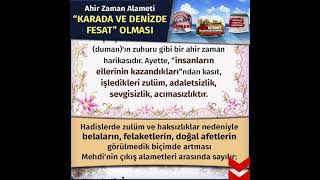 Ahi̇r Zaman Alameti̇ Karada Ve Deni̇zde Fesat Olmasi