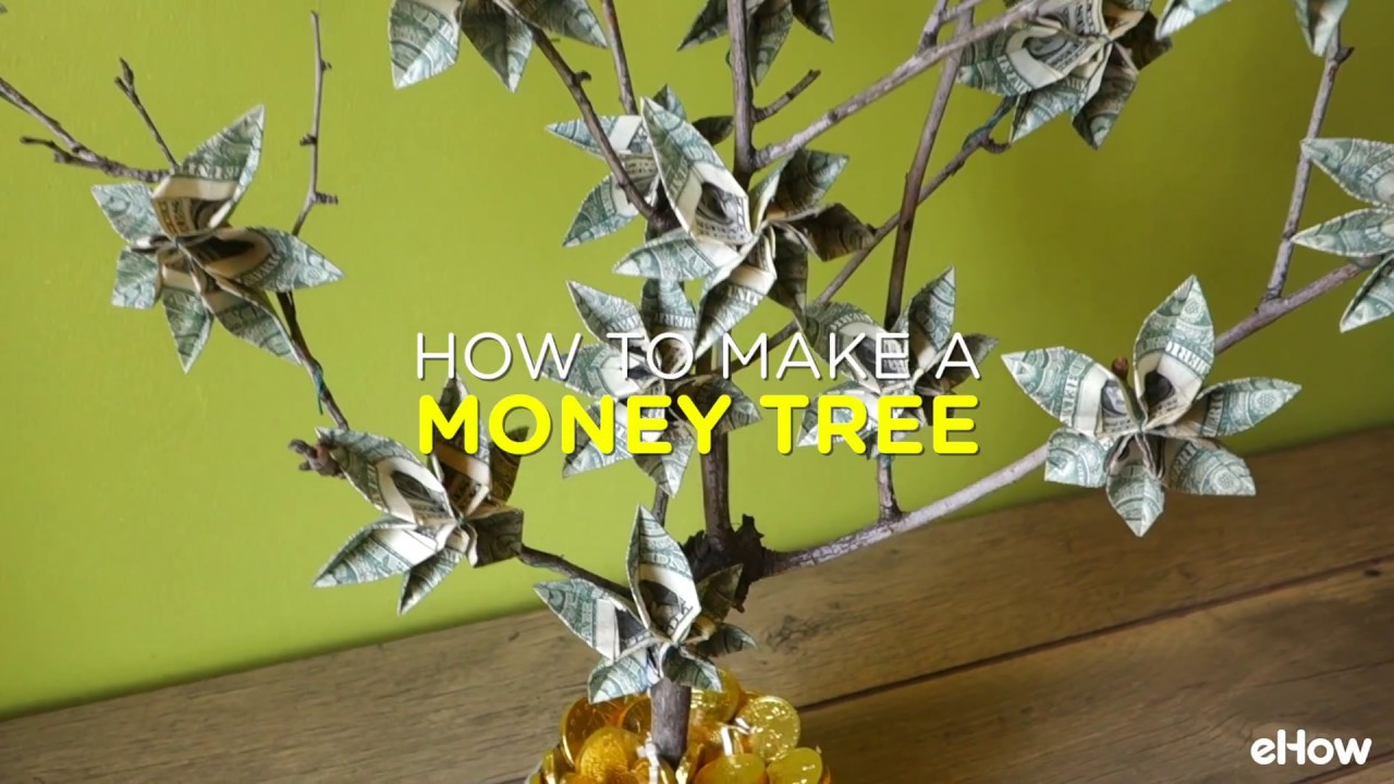 how to make a money tree for a bridal shower