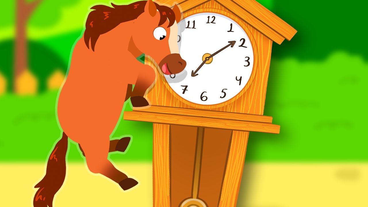 Hickory Dickory Dock Horse🐎🐖🐕 🐈 🐀 !Animal Songs For Kids !