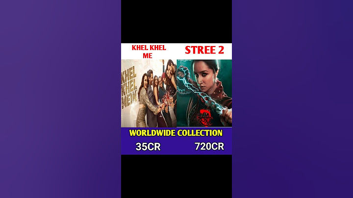 STREE 2 VS KHEL KHEL ME Movie Box Office Collection #youtubeshorts #ytfeed #feed #ytviral #ytshorts