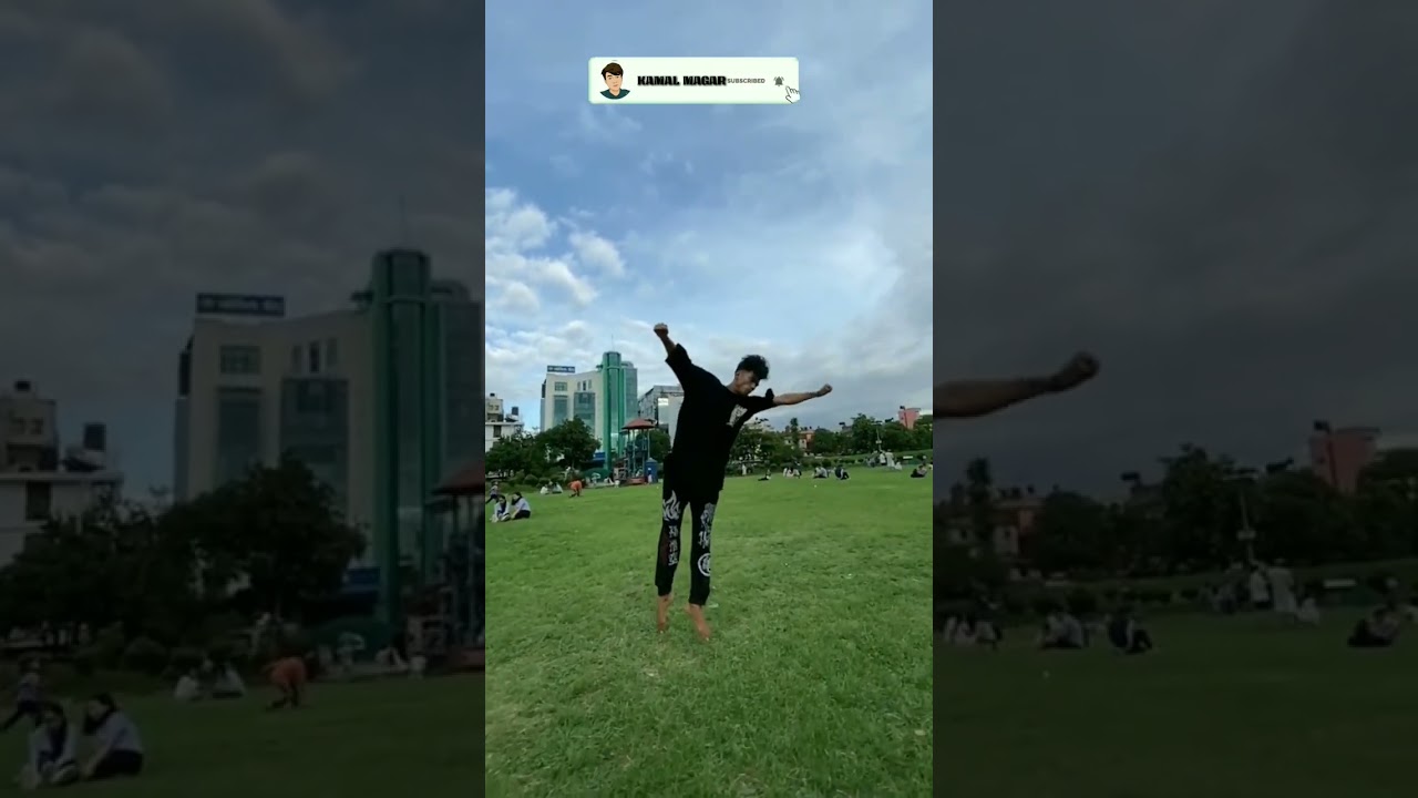 Side Flip Twist 💜 Nepalese Parkour 🇳🇵solomo ❤️😊 