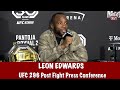 Leon Edwards reacts to emotional Colby Covington win “He’s a coward,” doesn’t think Belal is next