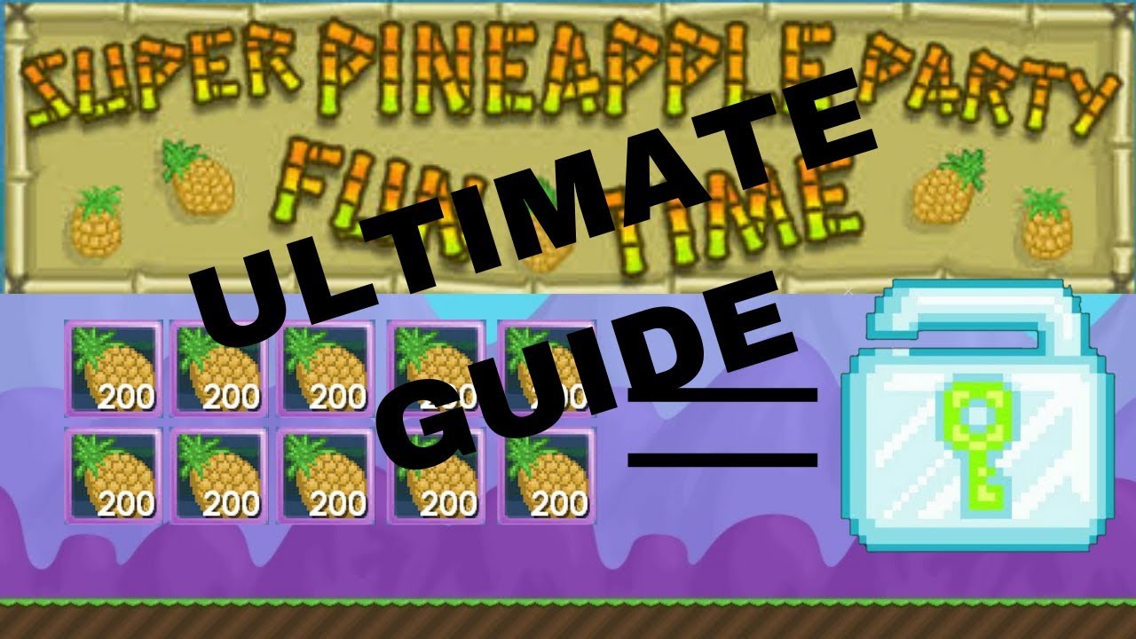 PINEAPPLE EVENT PROFIT GUIDE! YouTube