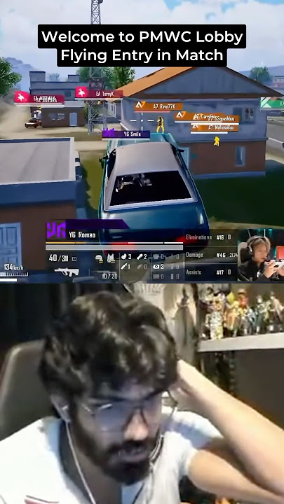 Flying Entry in PMWC Lobby💀🔥 #PMWC #Pmwc2025 #PubgMobile