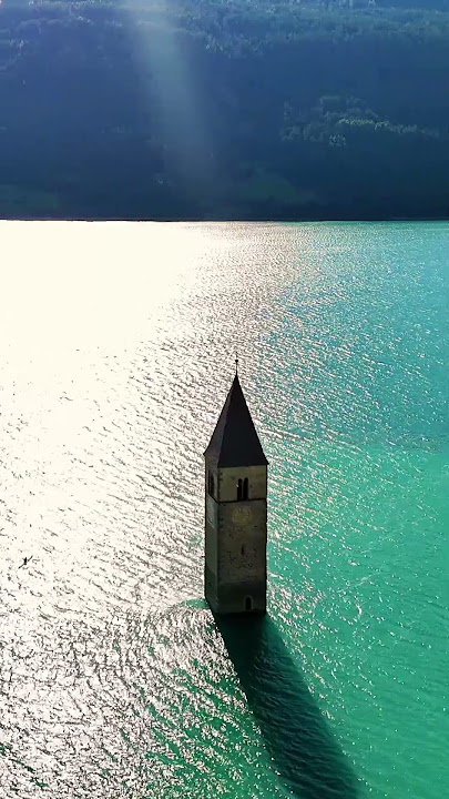 Campanile di Curon Venosta Vecchia | Lago di Resia | Sud-Tyrol | Italia
