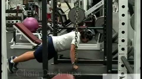 Chain Push ups
