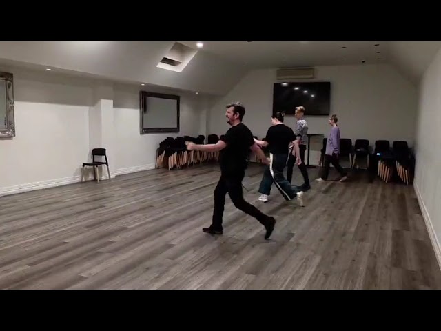 OUR MODERN WEST COAST SWING LINCE DANCE... we use it as a warm up, and to practice little pieces of movement that we can