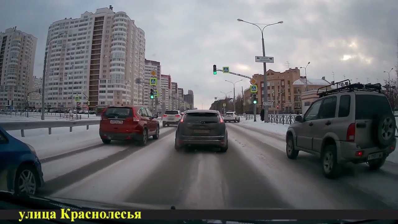 Едем по Екатеринбургу, январь 2025 года