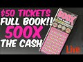 MULTIPLE BIG ZEROS FOUND - Back 2 Back!!! 500X THE CASH - Florida Lottery’s $50 Ticket - $1500 Book