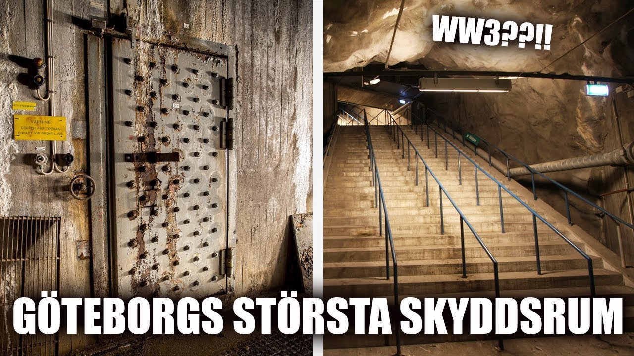 GÖTEBORGS STÖRSTA SKYDDSRUM. (BLIR DET KRIG SNART?) - YouTube