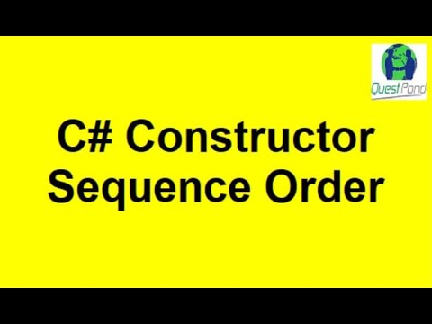 C# Constructor Execution order Parent Child  | C# Interview Questions | Csharp Interview Question