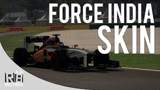 F1 2014 Force India VJM07 Skin - F1 2013 Mod [F1 2014 Mod] (Australia Lap)