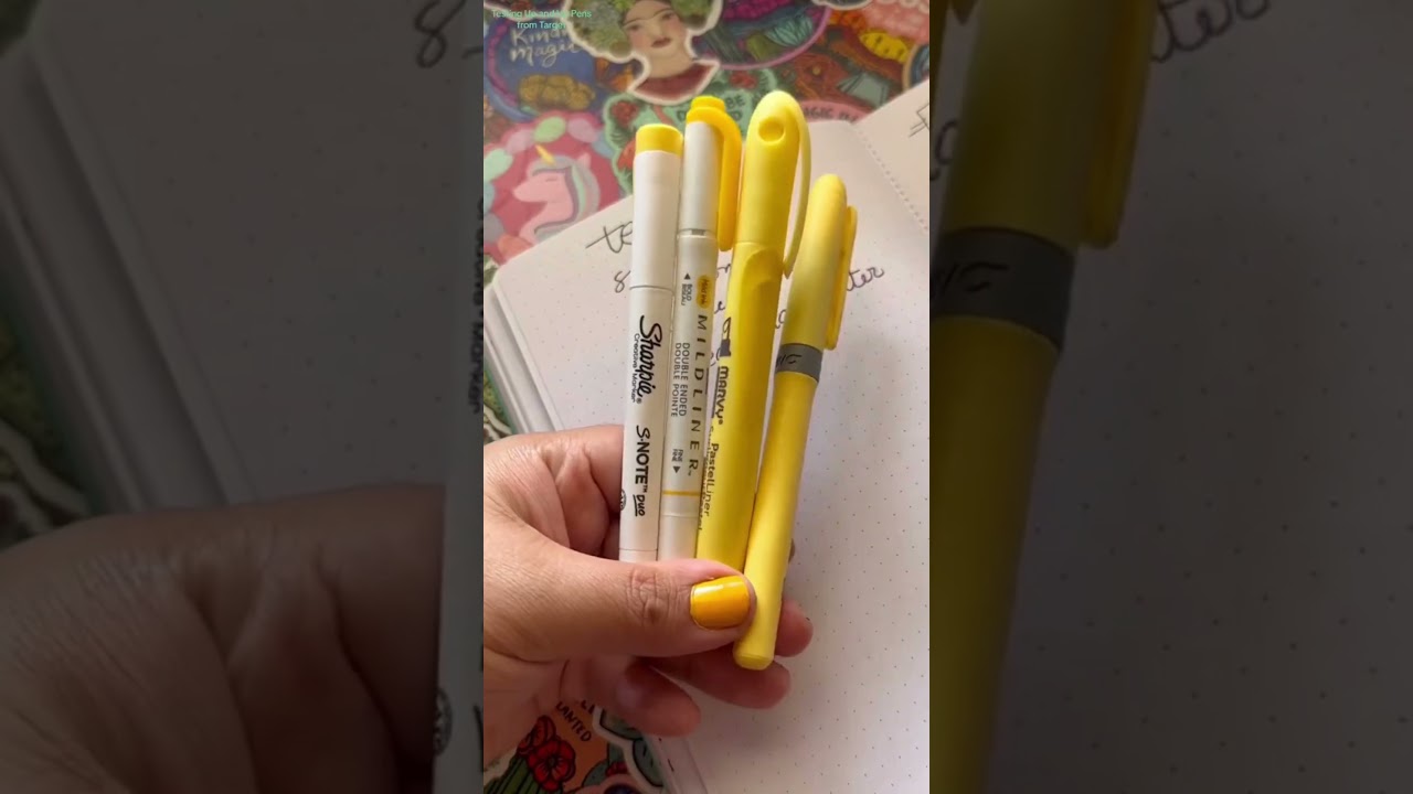 Cheap Gel Pens from Target 