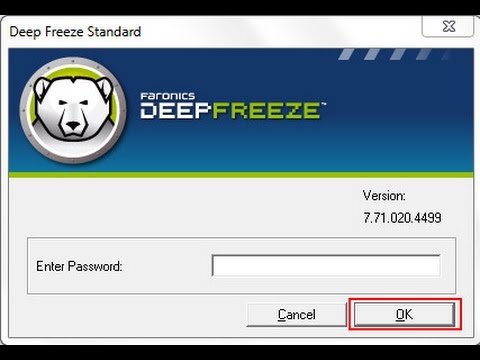 Cách xài phần mềm đóng băng Deep Freeze cho quán Game và phòng máy