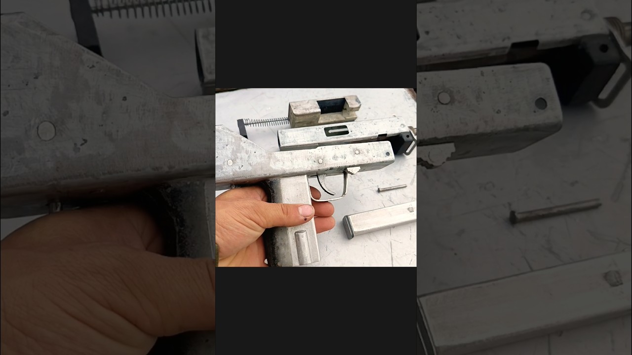 Mac 10 своими руками из МЕТАЛЛА с разборкой и сборкой! 