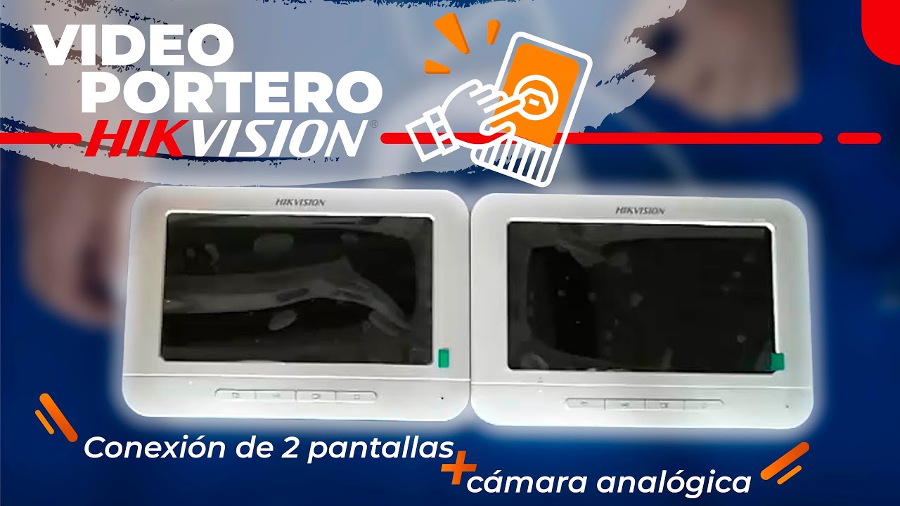 Conexión de pantalla extra + cámara analógica en Video portero