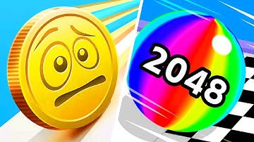 Ball Run 2048 | Coin Rush - All Levels Gameplay Android,iOS - NEW APK BIG GAMES UPDATE