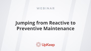 Jumping from Reactive to Preventive Maintenance
