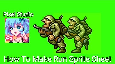 How To Make Sprite Sheet Run In Pixel Studio