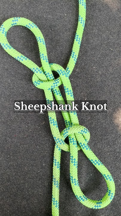How To Tie Sheepshank Knot! #shorts #viral #trending #knot #ashortaday ...