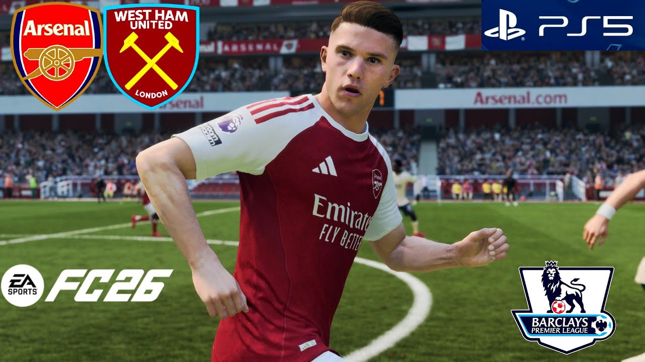 FC 26 - AUTHENTIC GAMEPLAY - ARSENAL VS WEST HAM UNITED - PREMIER LEAGUE 25/26 - EMIRATES STADIUM