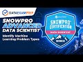 Identify Machine Learning Problem Types | SnowPro Advanced DSA-C03