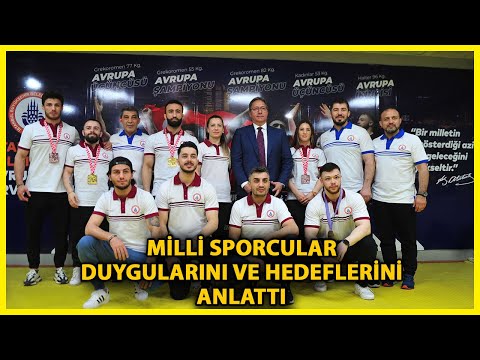 Avrupa'da Büyük Başarı Elde Eden Milli Sporcular, DHA'ya Konuştu