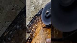 Restoring an Old Cleaver – One of the Steps #diy #handmade #restoration #beautifultools