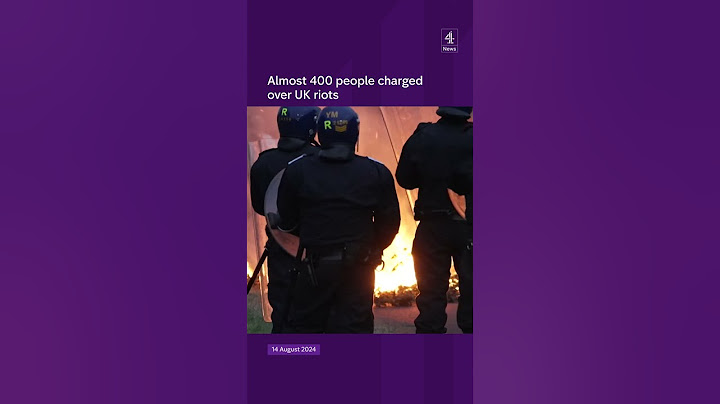 Nearly 400 people charged over riots