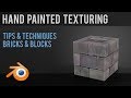 Games - Hand Painted Texturing - Bricks & Blocks