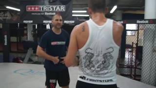 TRISTAR GYM | David Bertrand training with coach Sandro Ferr