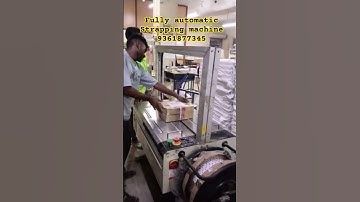 fully automatic Strapping machine 9361877345 #coimbatore #packagingmachine #strappingmachine