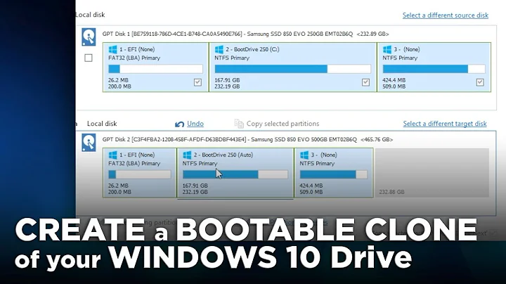 Create A Bootable Clone of your Windows 10 Drive