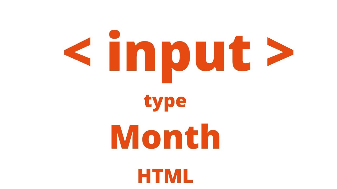 Type month