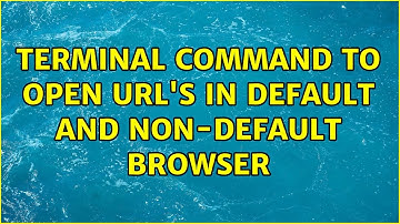 Ubuntu: Terminal command to open URL