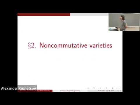 Alexander Kuznetsov: Homological