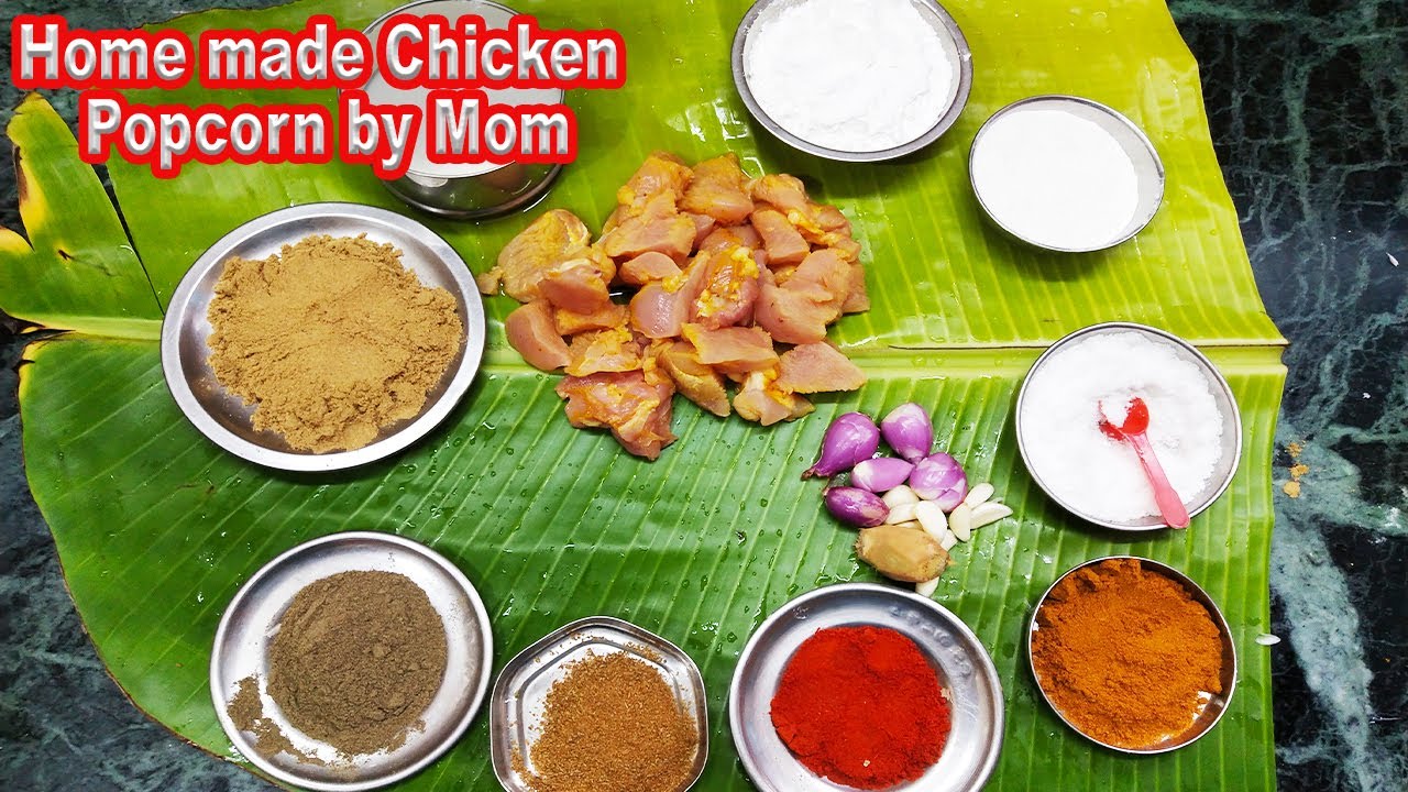 Popcorn Chicken Recipe By Mom in Tamil Easy Snacks Recipe Today's