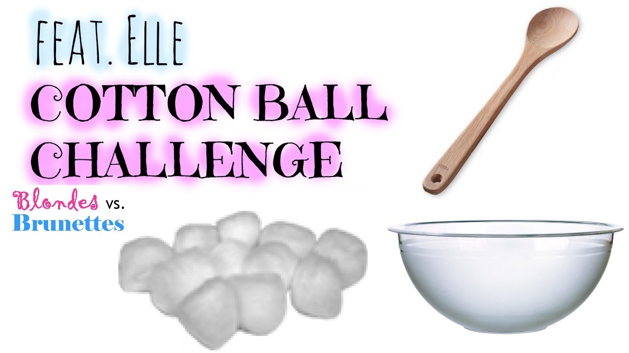 Cotton Ball Challenge Calab YouTube