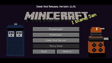 Minecraft 1.6.4 - How To Install The Dalek Mod [Doctor Who]