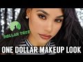 ONE DOLLAR MAKEUP SLAY | DOLLAR TREE MAKEUP CHALLENGE